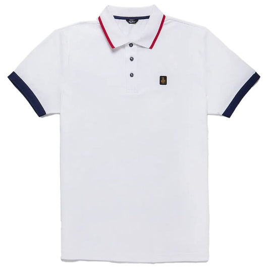 Refrigiwear Contrast Collar Cotton Polo Shirt