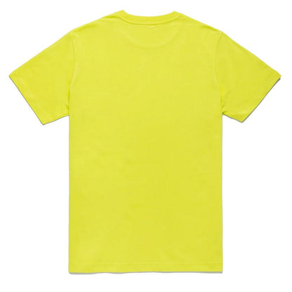 Refrigiwear Embossed Logo Cotton T-Shirt in Yellow