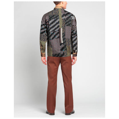 Dolce & Gabbana Elegant Multicolor Silk Men's Shirt