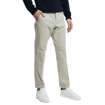 Dondup Chic Gray Gaubert Chino Trousers