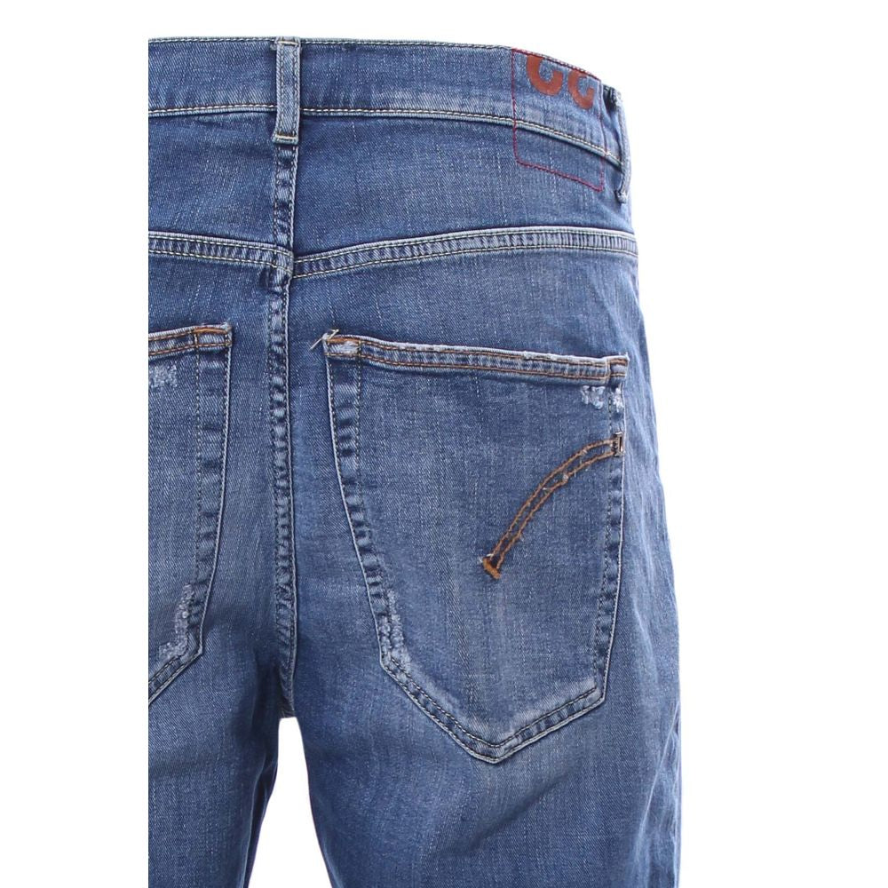 Dondup Chic Washed Denim Bermuda Shorts