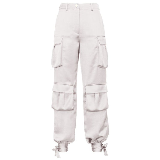 PINKO White Polyester Jeans & Pant