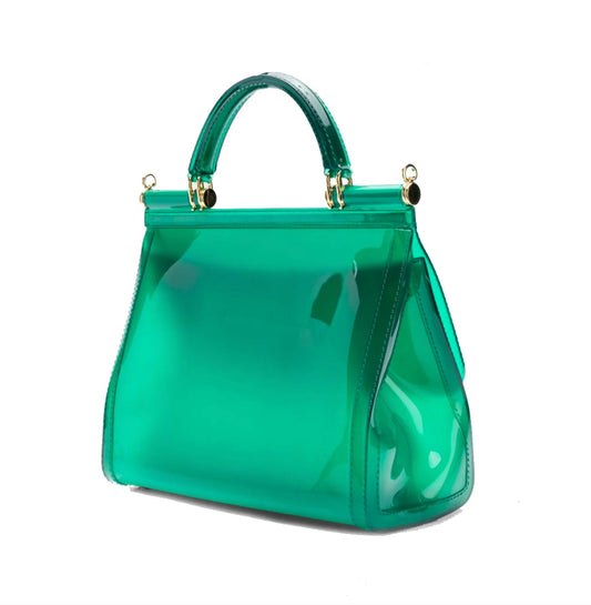 Dolce & Gabbana Elegant Sicilian Green Crossbody Bag