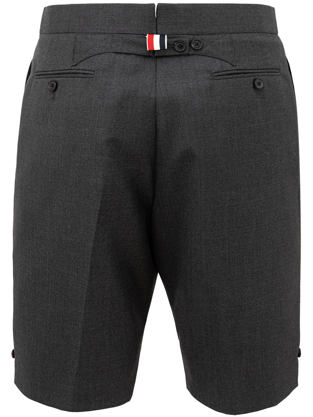 Thom Browne Elegant Grey Wool Bermuda Shorts