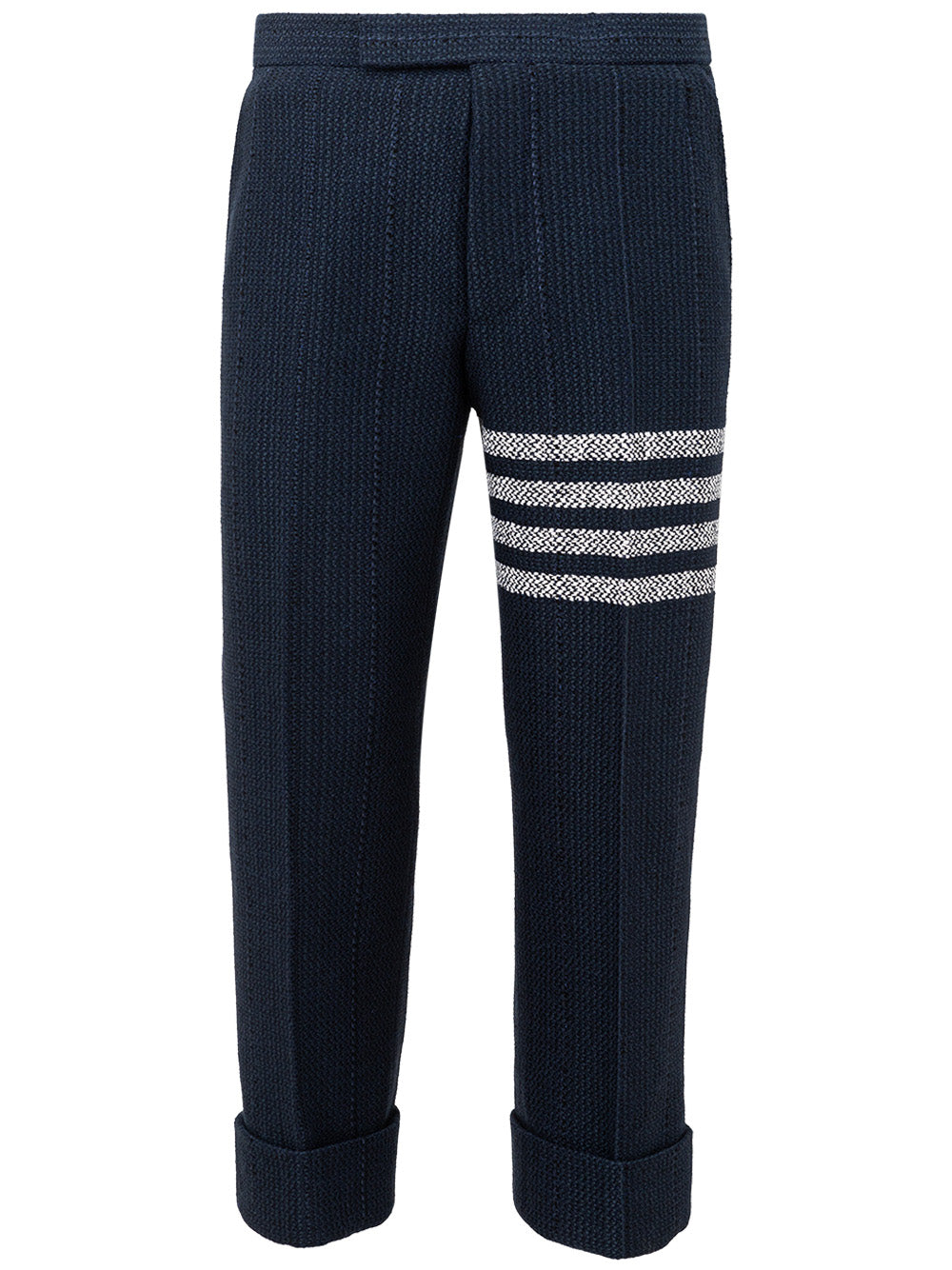 Thom Browne Elegant Striped Wool Trousers