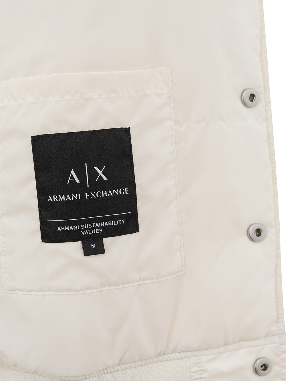 Armani Exchange Elegant White Wool Hooded Cardigan