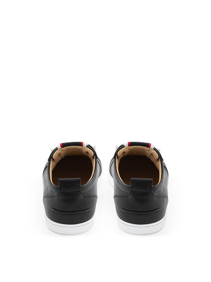 Christian Louboutin Sleek Black Leather Sneakers