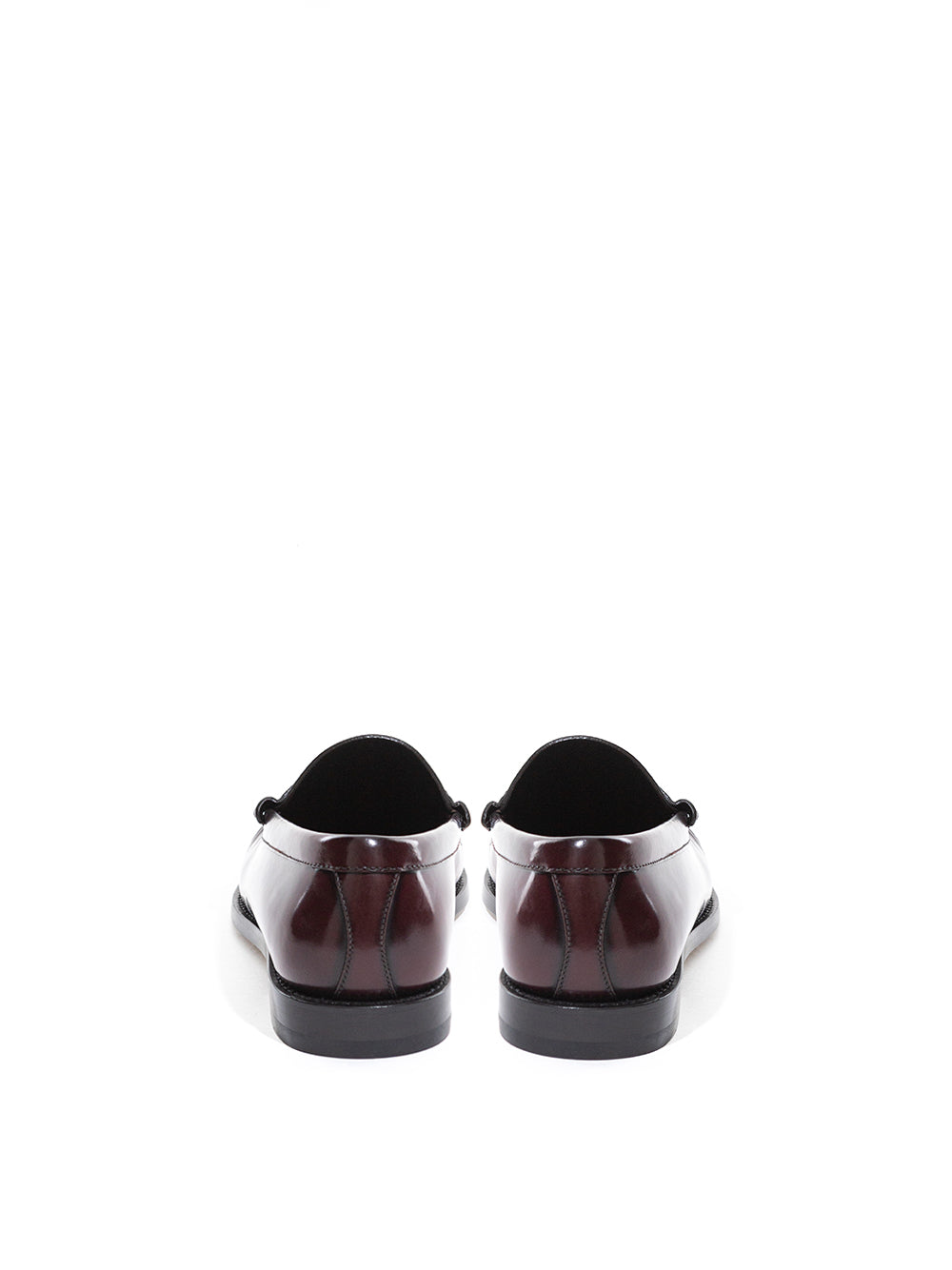 Celine Elegant Brown Leather Triomphe Loafers