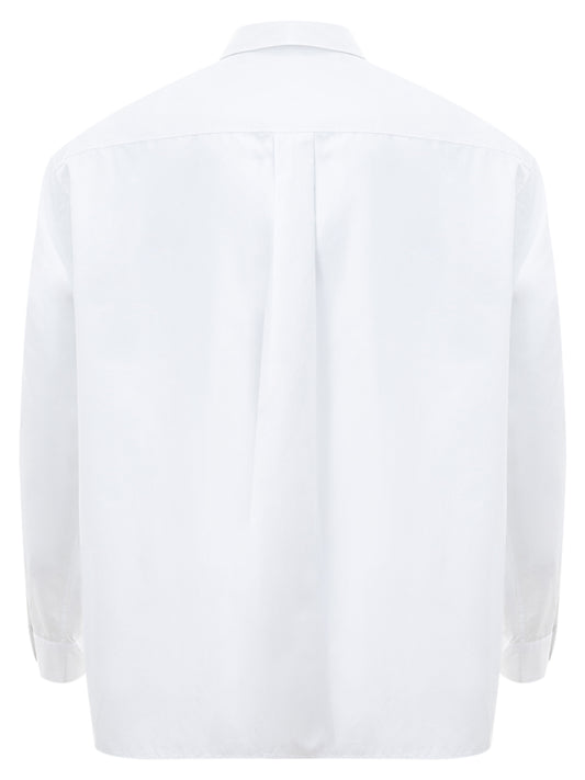 Dior Elegant White Cotton Logo Shirt - Timeless Style