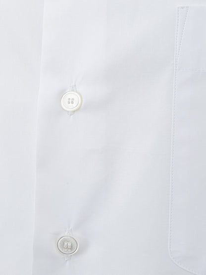 Dior Elegant White Cotton Logo Shirt - Timeless Style