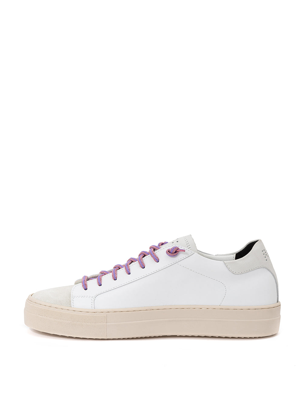 P448 Elegant White Leather Sneakers for the Discerning