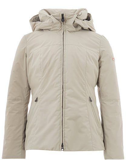 Peuterey Elegant Beige Quilted Jacket for Women