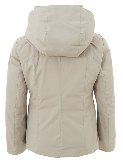 Peuterey Elegant Beige Quilted Jacket for Women