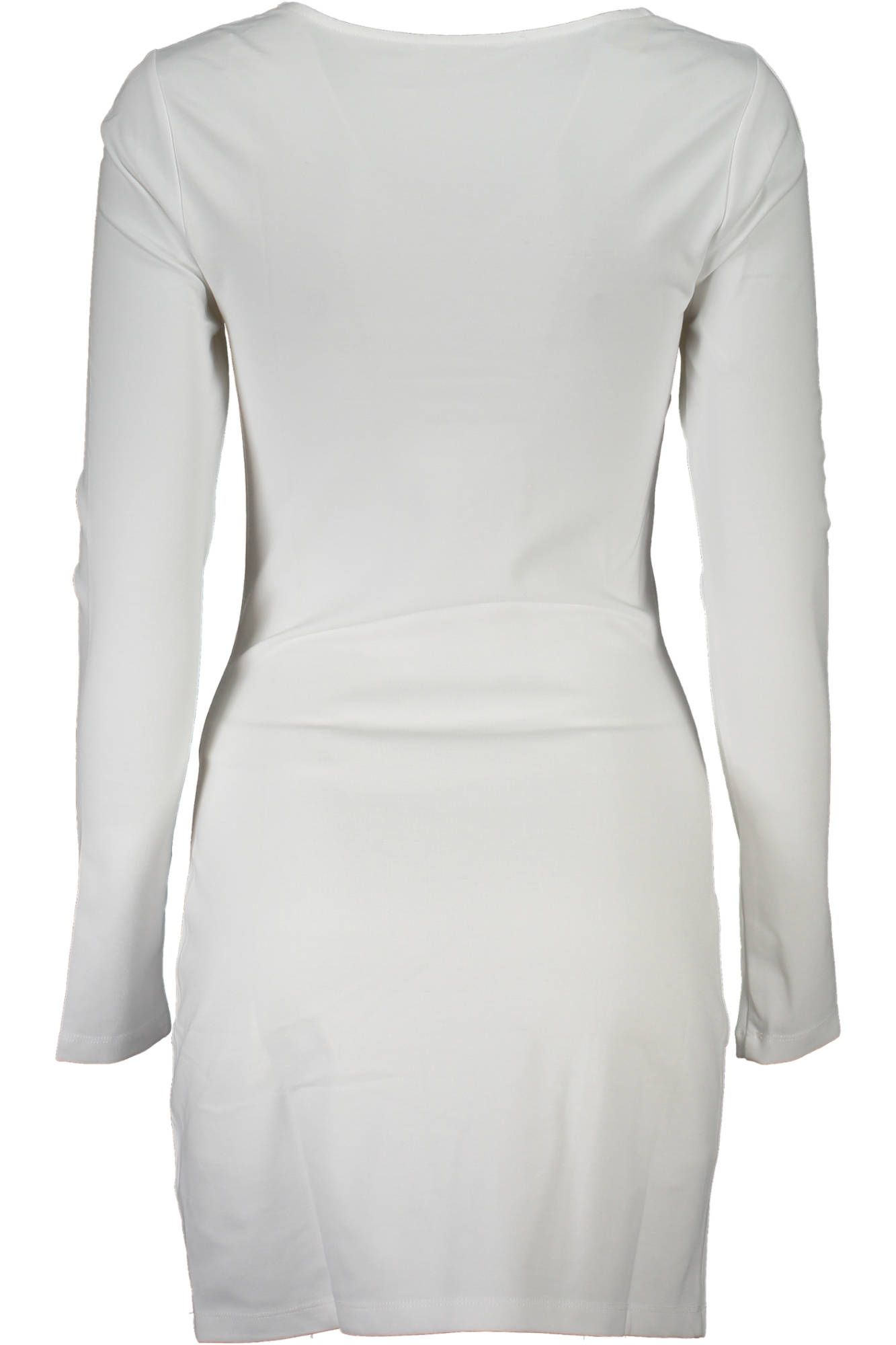 Tommy Hilfiger Chic White Embroidered Square Neck Dress