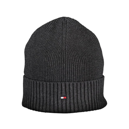 Tommy Hilfiger Chic Gray Embroidered Logo Cap