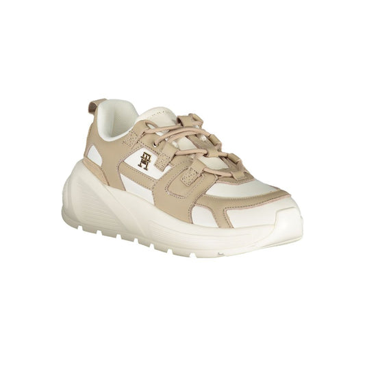 Tommy Hilfiger Chic White Sneakers with Contrasting Accents