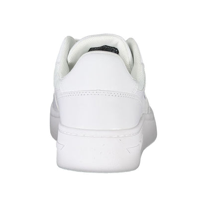 Tommy Hilfiger Chic White Lace-Up Sneakers for Everyday Elegance