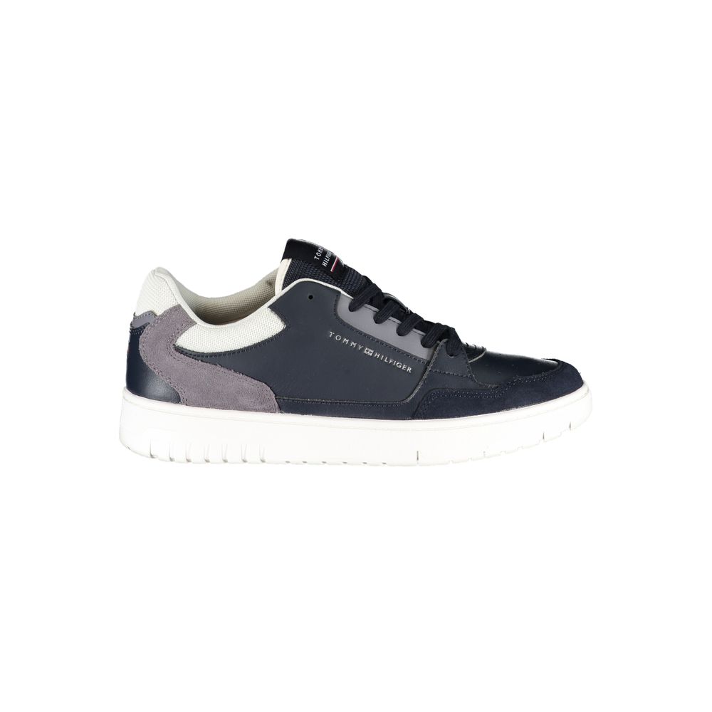 Tommy Hilfiger Blue Contrast Lace-Up Sneakers