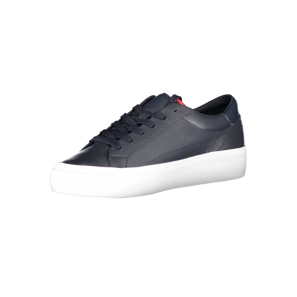 Tommy Hilfiger Eco-Conscious Blue Lace-Up Sneakers