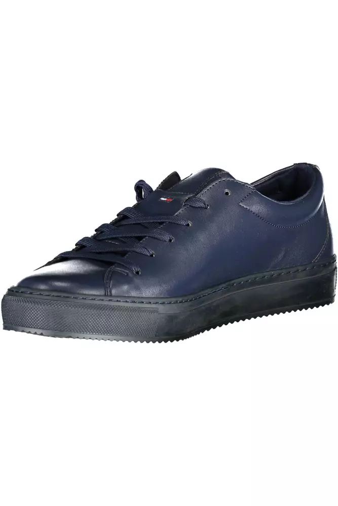 Tommy Hilfiger Sleek Blue Lace-Up Sport Sneakers