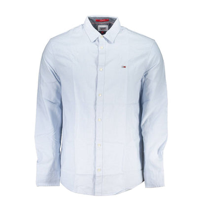 Tommy Hilfiger Elegant Italian Collar Long Sleeve Shirt