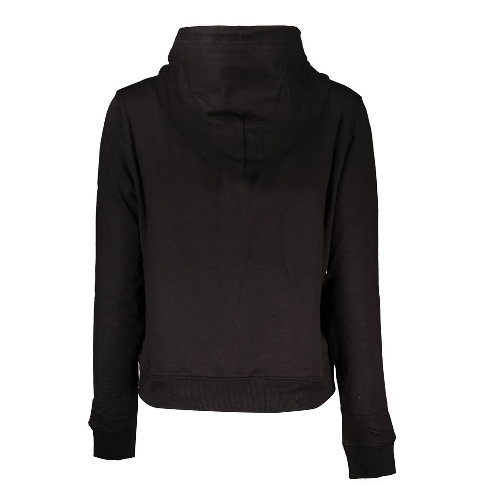 Tommy Hilfiger Chic Black Hooded Zip Sweatshirt