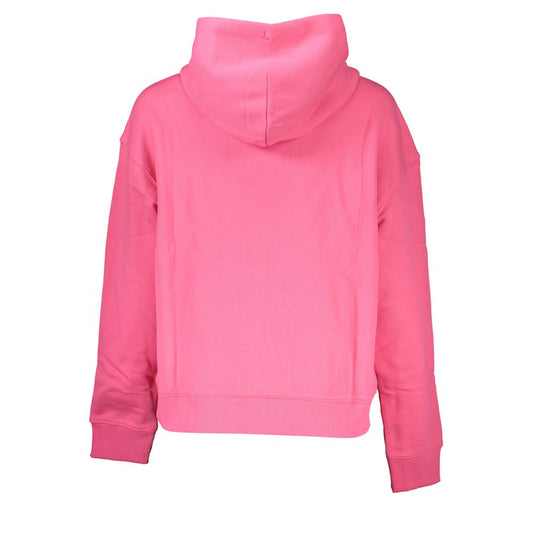 Tommy Hilfiger Chic Pink Hooded Sweatshirt with Logo Detail