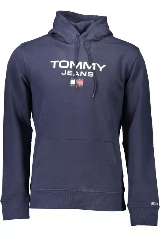 Tommy Hilfiger Organic Cotton Hooded Sweatshirt with Logo Embroidery