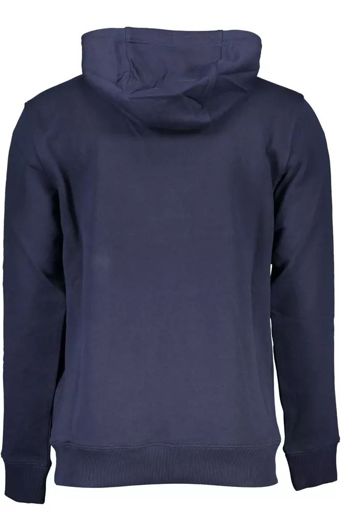 Tommy Hilfiger Classic Blue Hooded Cotton Sweatshirt