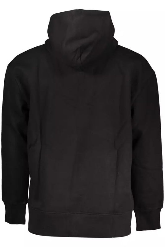 Tommy Hilfiger Elegant Black Hooded Sweatshirt