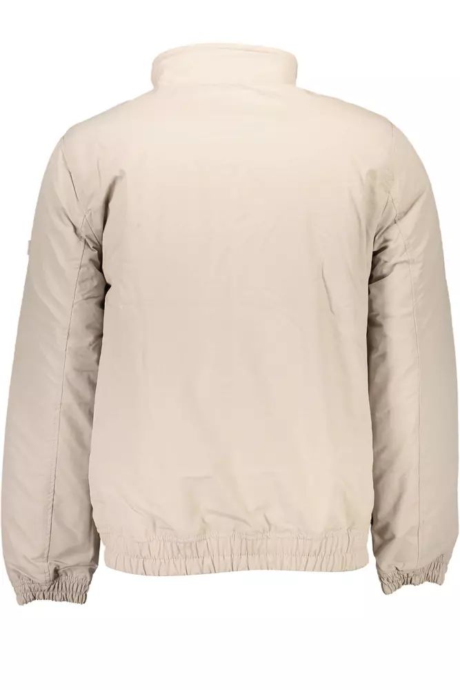 Tommy Hilfiger Chic Beige Long-Sleeved Designer Jacket