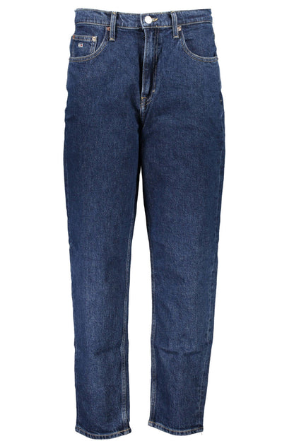 Tommy Hilfiger Chic Blue High Rise Tapered Mom Jeans