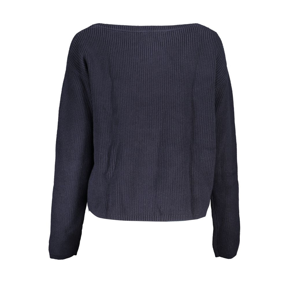 Tommy Hilfiger Elegant Blue Embroidered Sweater