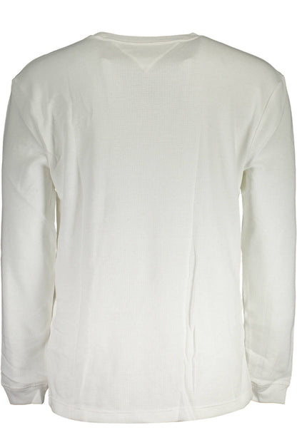 Tommy Hilfiger Chic White Cotton Blend Sweater