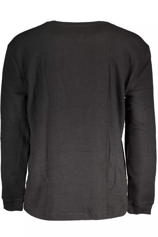 Tommy Hilfiger Elegant Embroidered Black Sweater