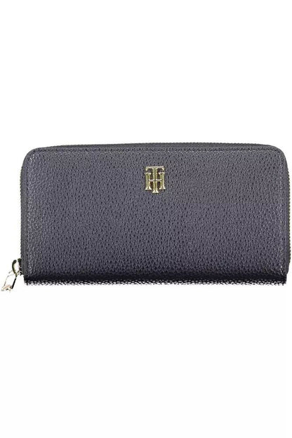 Tommy Hilfiger Chic Blue Polyethylene Wallet with Logo