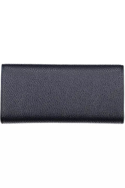 Tommy Hilfiger Elegant Blue Zip Wallet with Phone Compartment