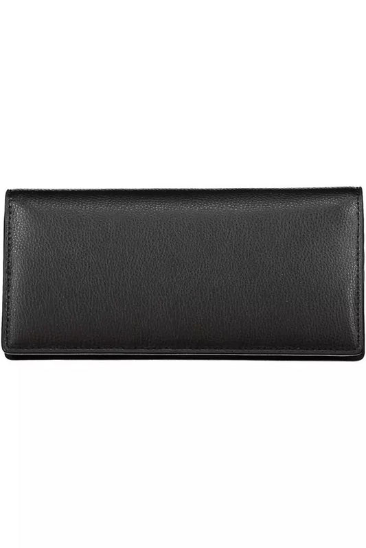 Tommy Hilfiger Elegant Black Zip Wallet with Secure Closure