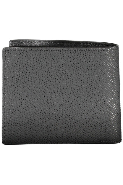 Tommy Hilfiger Chic Black Bifold Wallet with Coin Purse