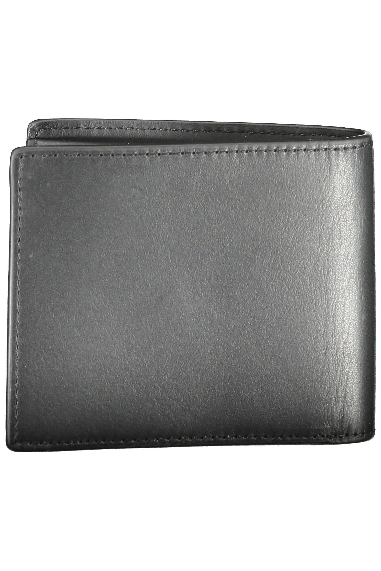 Tommy Hilfiger Elegant Black Leather Men's Wallet