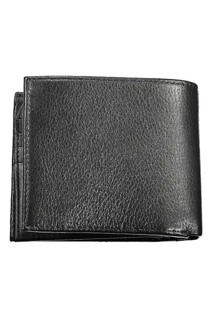 Tommy Hilfiger Chic Black Leather Dual-Compartment Wallet