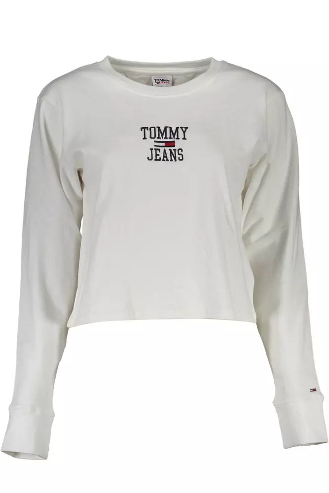 Tommy Hilfiger Elegant Long-Sleeved Organic Cotton Tee