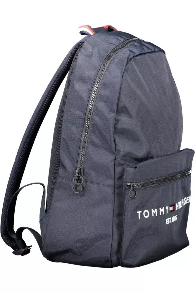 Tommy Hilfiger Chic Blue Embroidered Logo Backpack