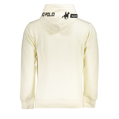 U.S. Grand Polo Chic White Hooded Fleece Sweatshirt