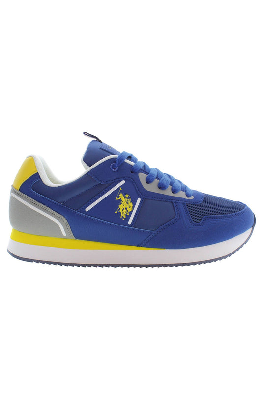 U.S. POLO ASSN. Sleek Blue Lace-Up Sports Sneakers