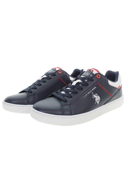 U.S. POLO ASSN. Sleek Blue Sneakers with Contrast Details