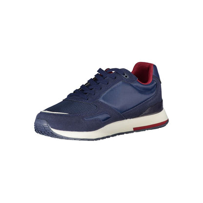 U.S. POLO ASSN. Sleek Blue Lace-Up Athletic Sneakers