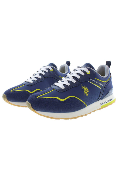 U.S. POLO ASSN. Sporty Elegance Lace-Up Sneakers in Blue