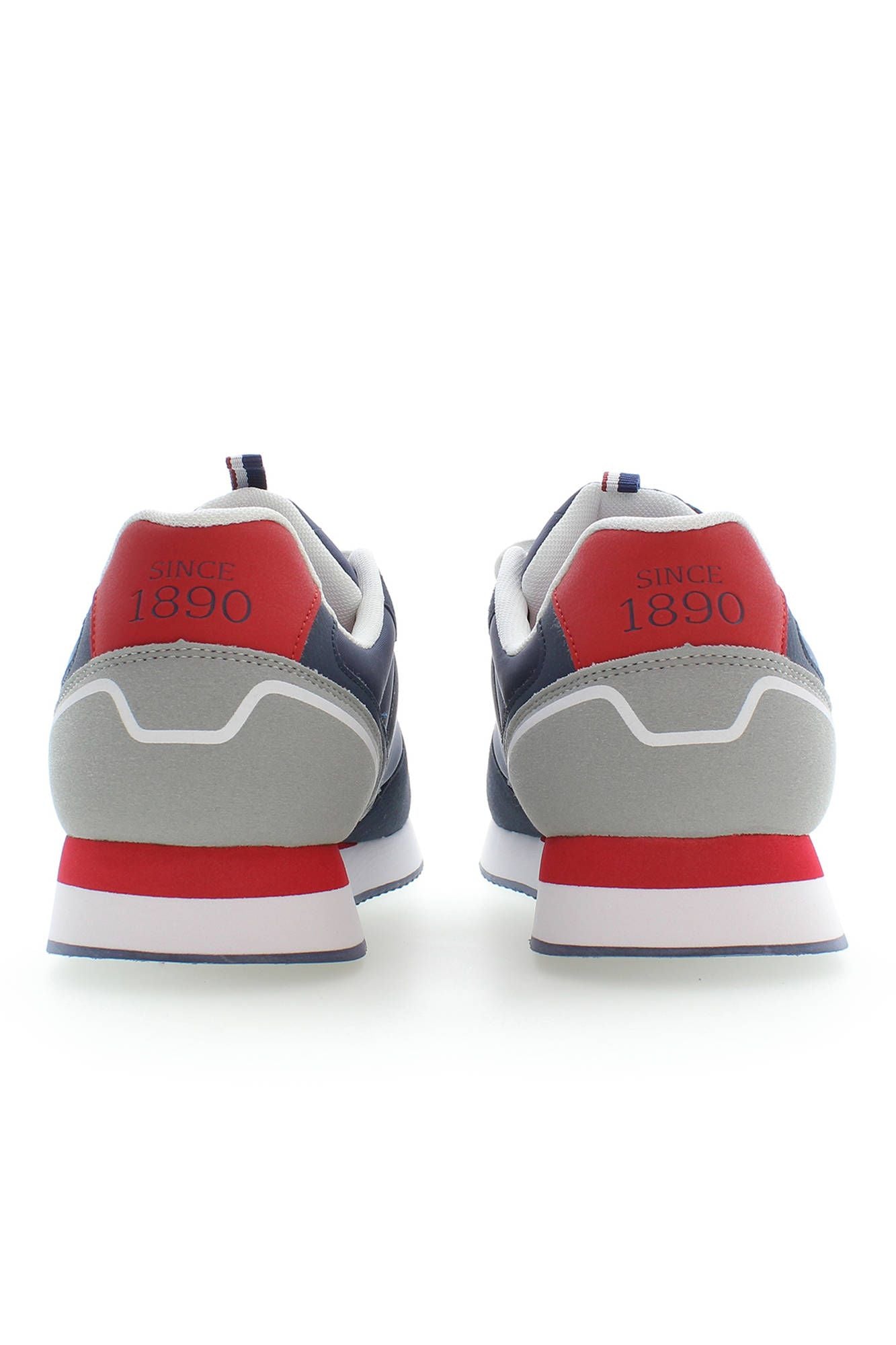 U.S. POLO ASSN. Sleek Blue Sports Sneakers with Contrasting Accents