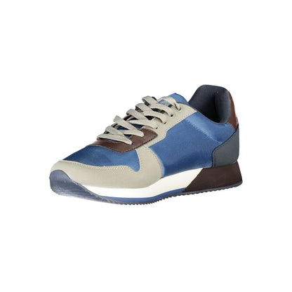 U.S. POLO ASSN. Sleek Blue Lace-Up Sports Sneakers